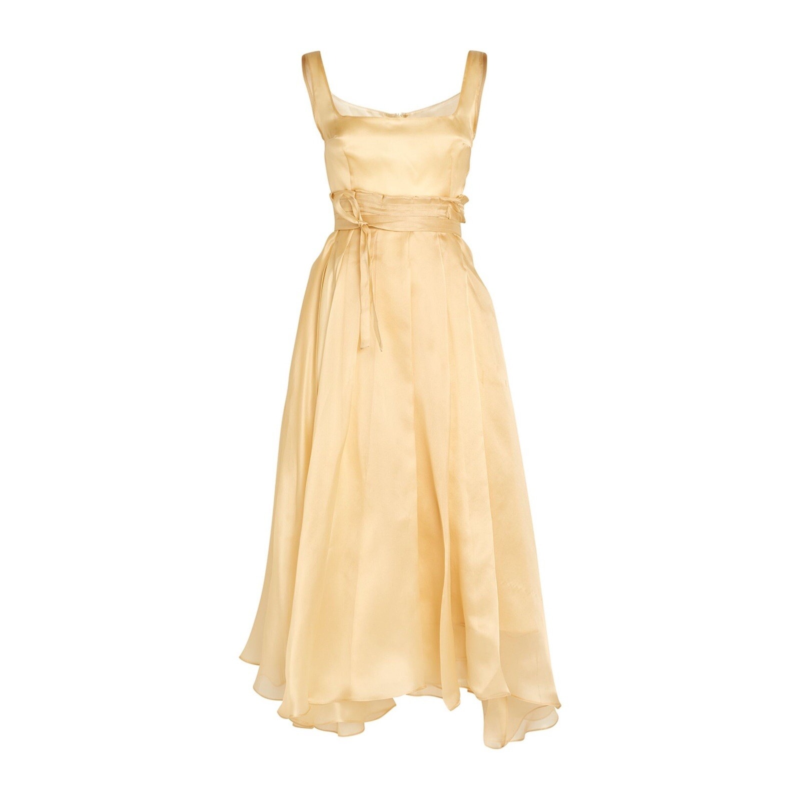 $2035 A.W.A.K.E. Mode Organdy Pleated Organza Silk Dress Size 38/Us2 — image 8 of 8